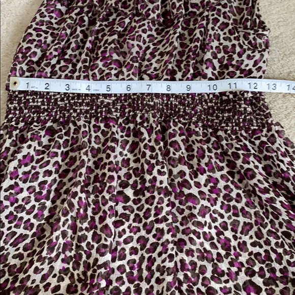 🥭 (4 for $15) Forever 21 Sheer Cheetah Blouse - Picture 6 of 9